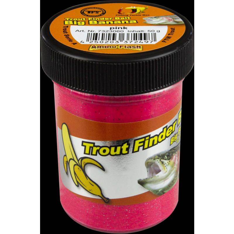 Fishing Tackle Max Trout Dough Contents 50g pink Big Banana floating
