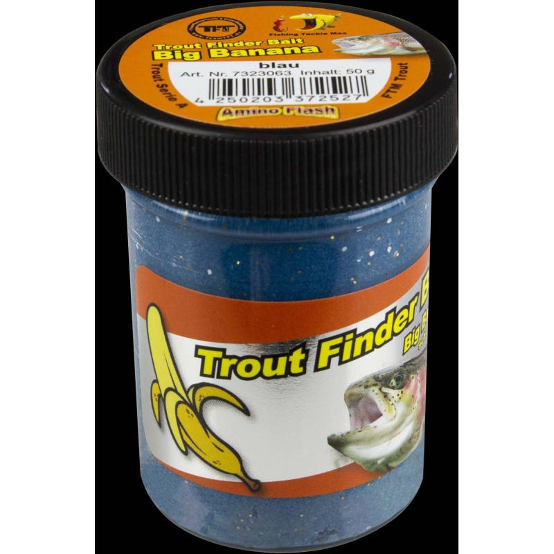 Fishing Tackle Max Trout Dough Contents 50g Blue Big Banana Floating