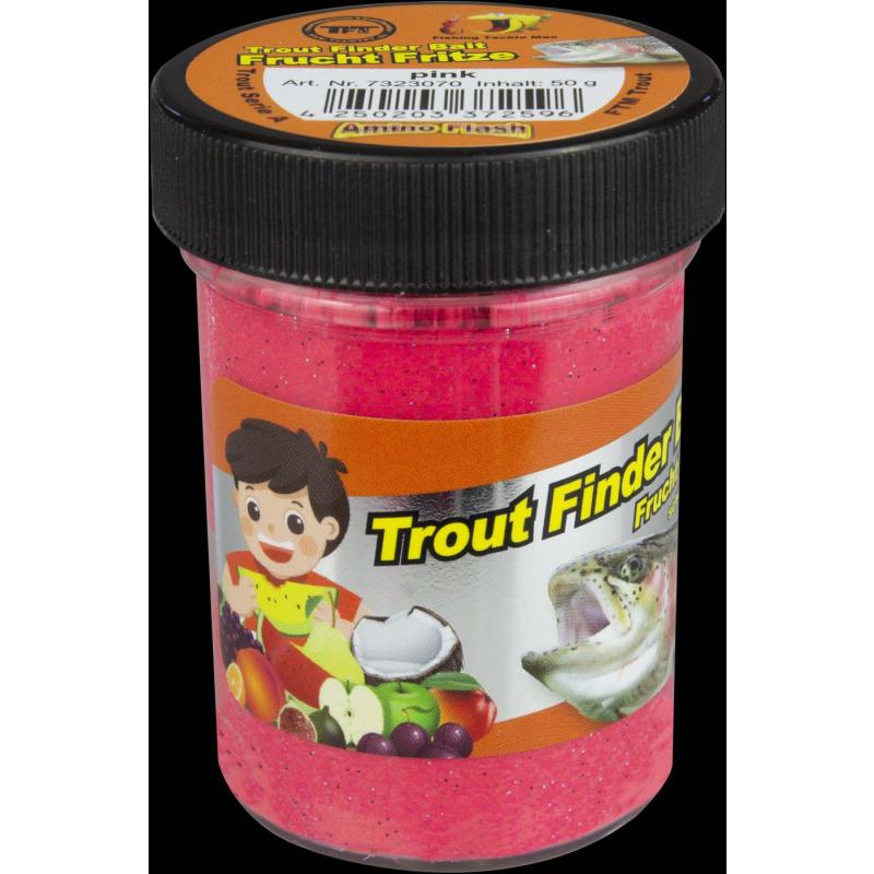 Fishing Tackle Max Trout Dough Contents 50g Pink Fruit Fritze Floating
