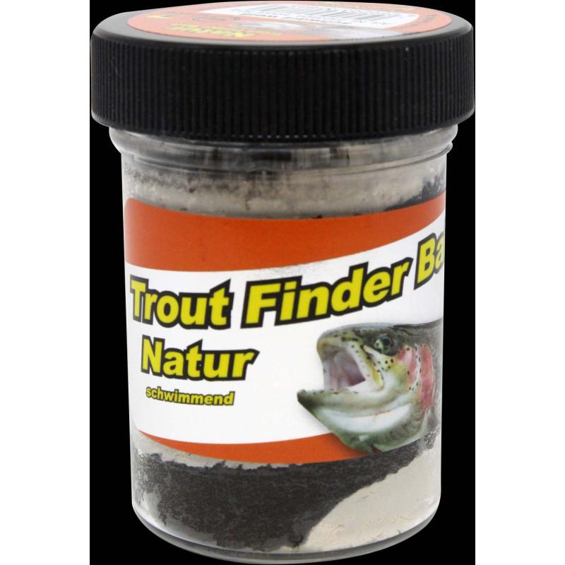 Fishing Tackle Max trout dough natural floating 50g black/white
