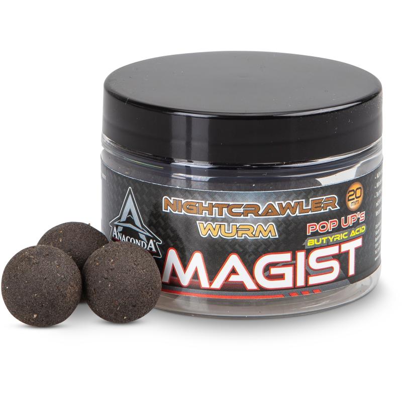 Anaconda Magist Balls PopUp's50g / Nightcrawler-Worm16mm