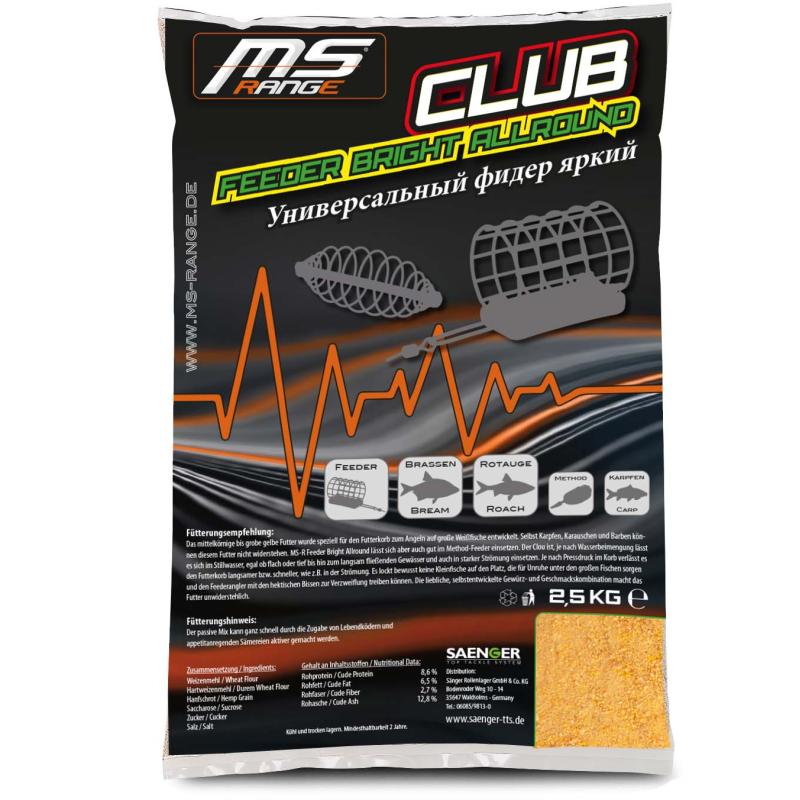 MS Range Club Feeder Bright 2,5 kg