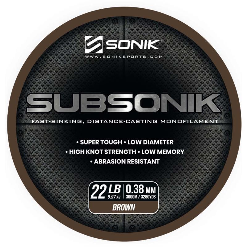 Sonic SUBSONIK BRUIN 22LB 3000m 0.38mm