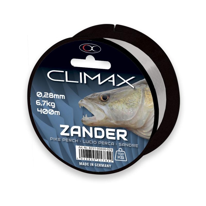 Climax cible poisson sandre vert clair 400m 0,28mm