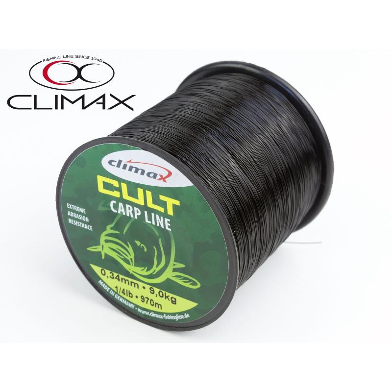 Climax CULT Carpline noir 1/4lb 1500m 0,28mm