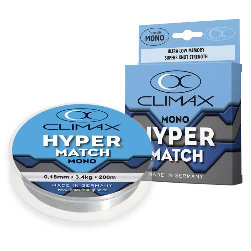 Climax HyperMatch silver gray 200m 0,10mm