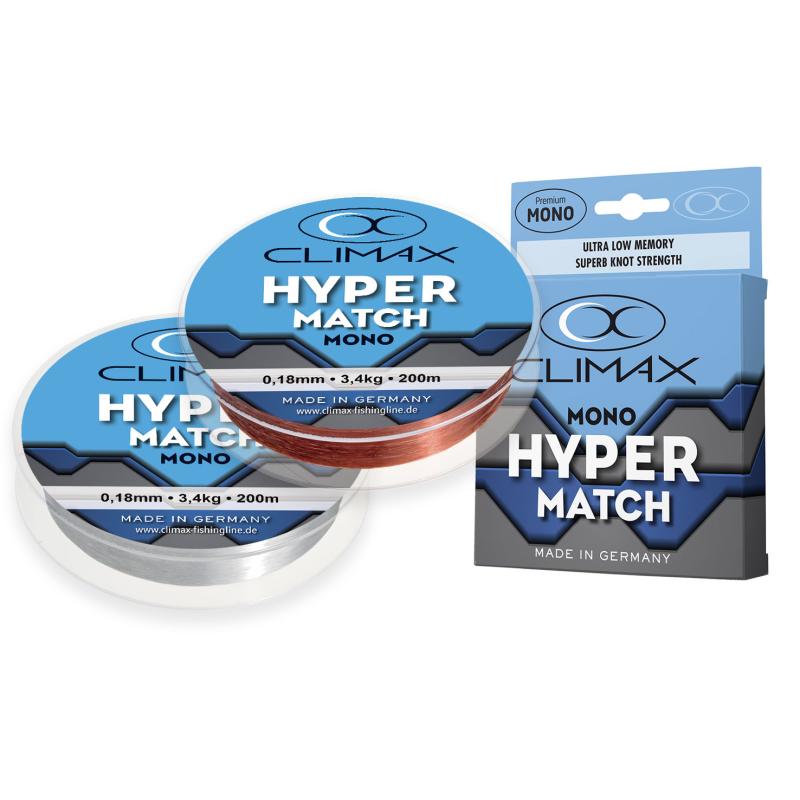 Climax HyperMatch silver gray 200m 0,22mm