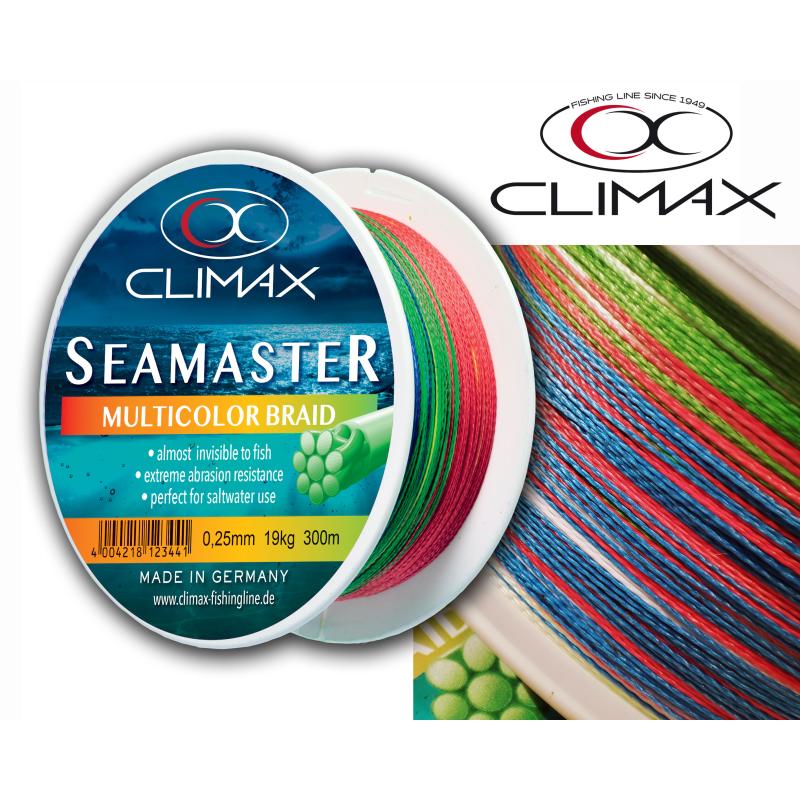 Climax Seamaster Vlecht Meerkleurig 1000m 0,12mm