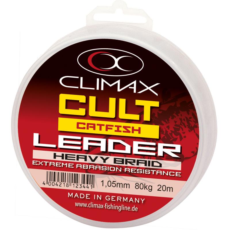 Climax CULT Meerval Leader grijs 100kg 20m 1,0mm