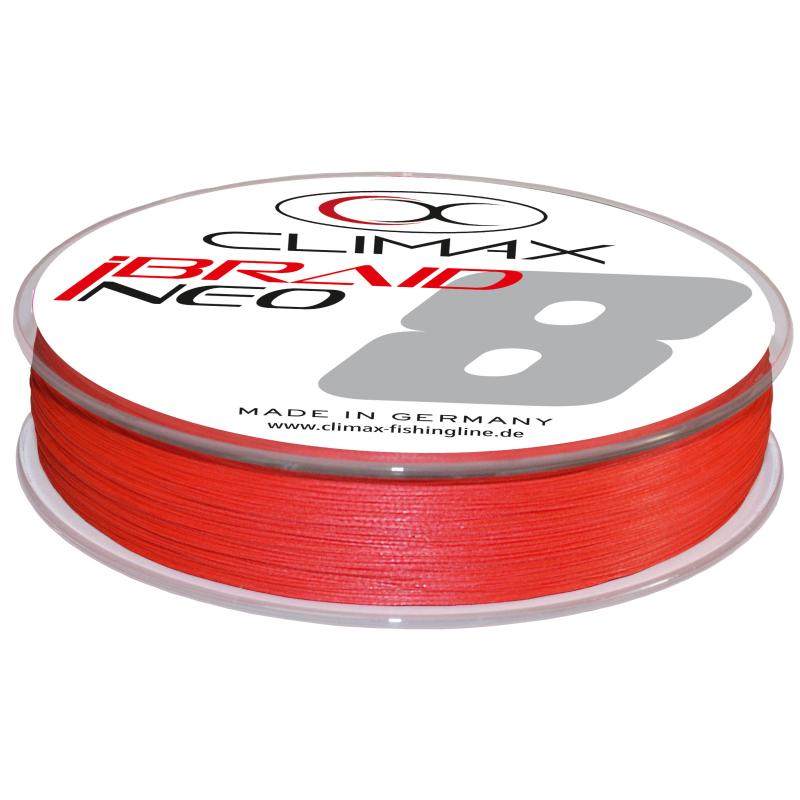 Climax iBraid NEO fluo-rood 135m 0,25mm