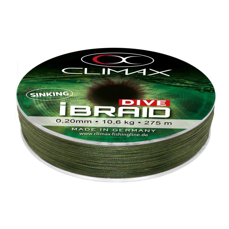Climax iBraid Dive olijf 275m 0,08mm