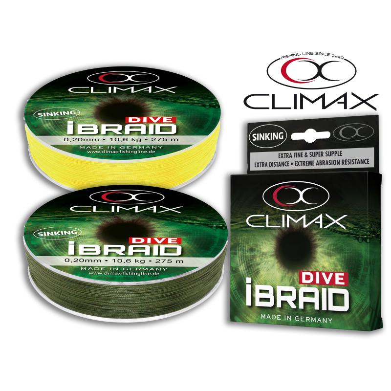 Climax iBraid Dive olive 275m 0,12mm