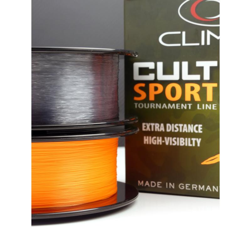 Climax CULT Carp Sport oranje 13lb 5,8kg 1000m 0,25mm