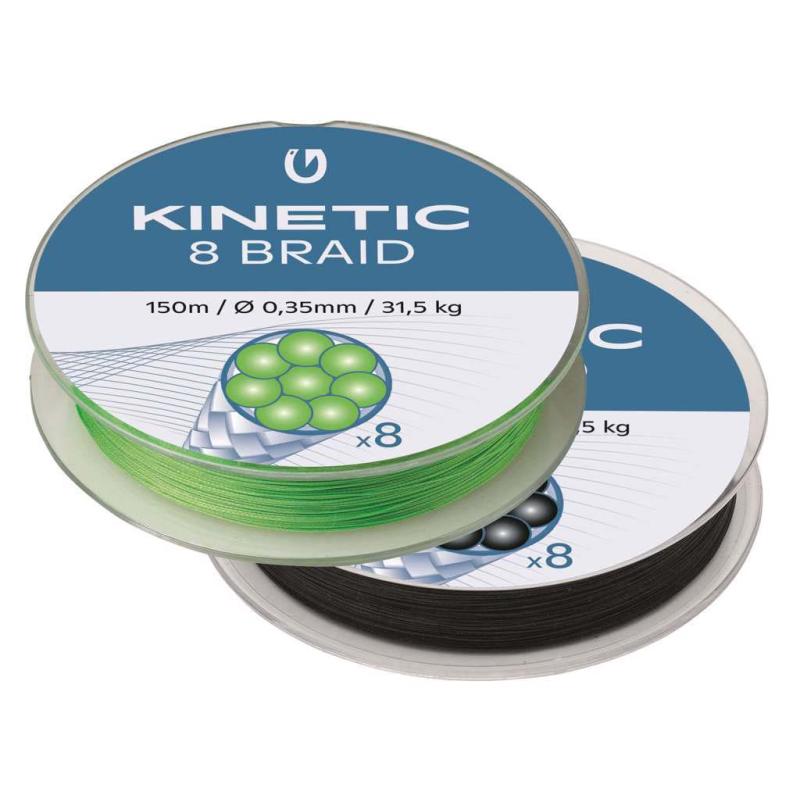 Kinetic 8 Braid 300m 0,16mm/12,0kg Fluo Green