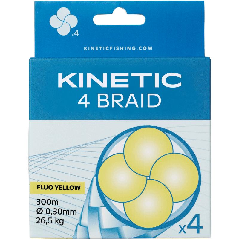 Kinetic 4 Braid 300m 0,16mm / 15,6kg Dusty Green