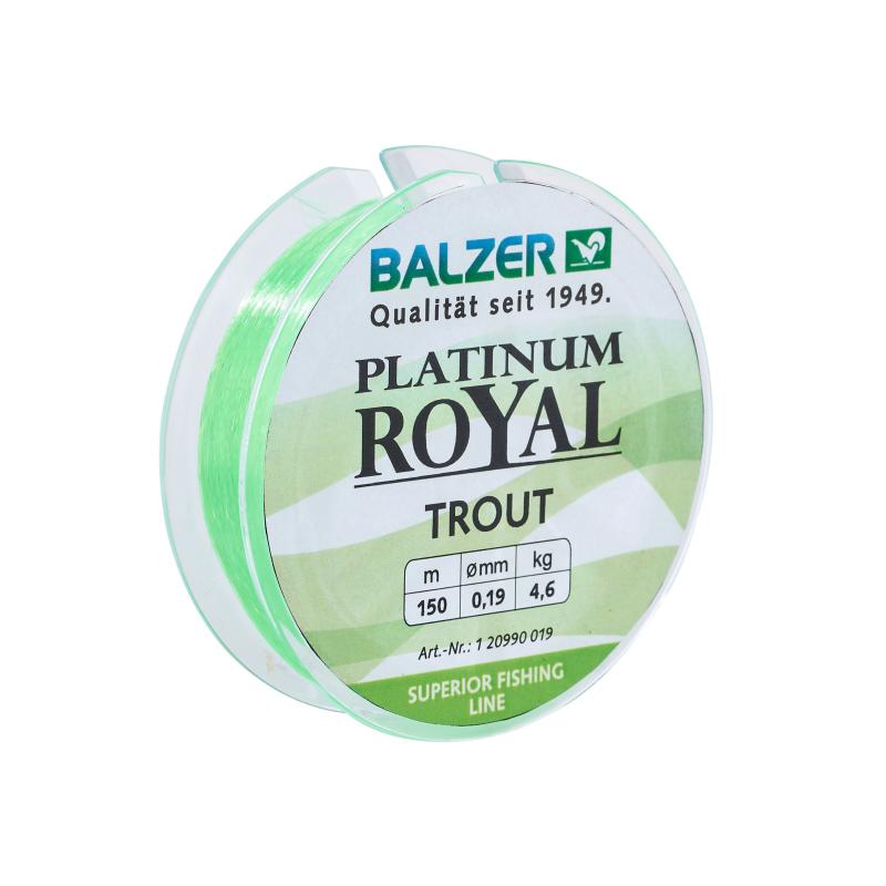 Balzer Platinum Royal Trout chartreuse 150m 0,16 mm