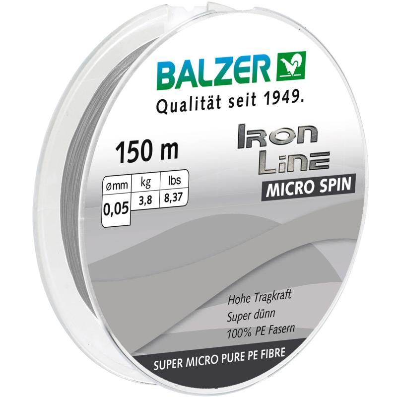 Balzer Ligne de Fer 4 Micro Spin 150m 0,05mm