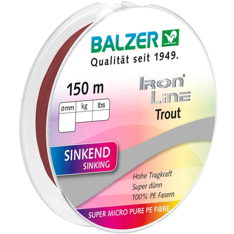 Balzer Ironline Forel zinkend 0,06 mm 150 m