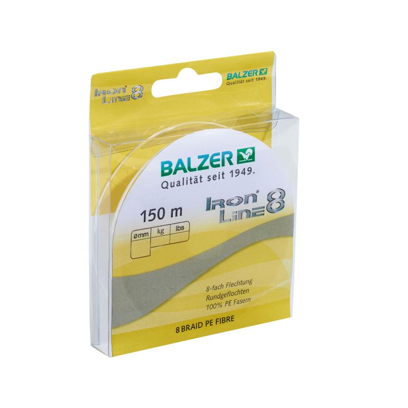 Balzer Iron Line 8 gelb 150m 0,10mm