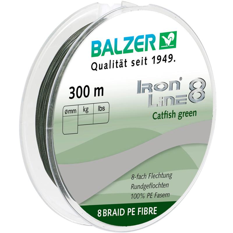 Balzer Iron Line 8 Catfish green 300m 0,40mm