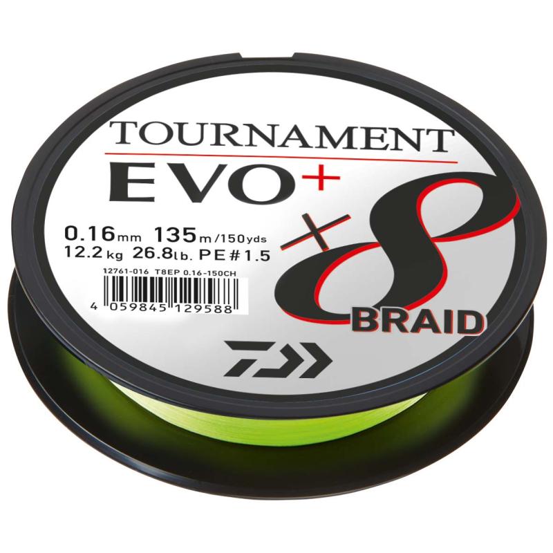 Daiwa Tournament x8 Broer EVO+ 0.16mm 270m CH