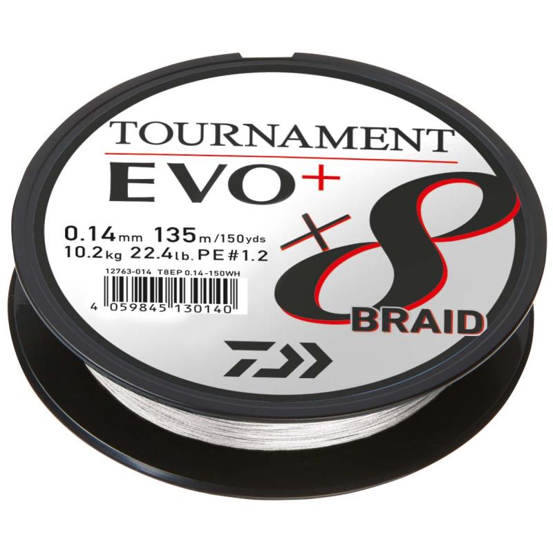 Daiwa Tournament x8 Br. EVO+ 0.10mm 135m BL