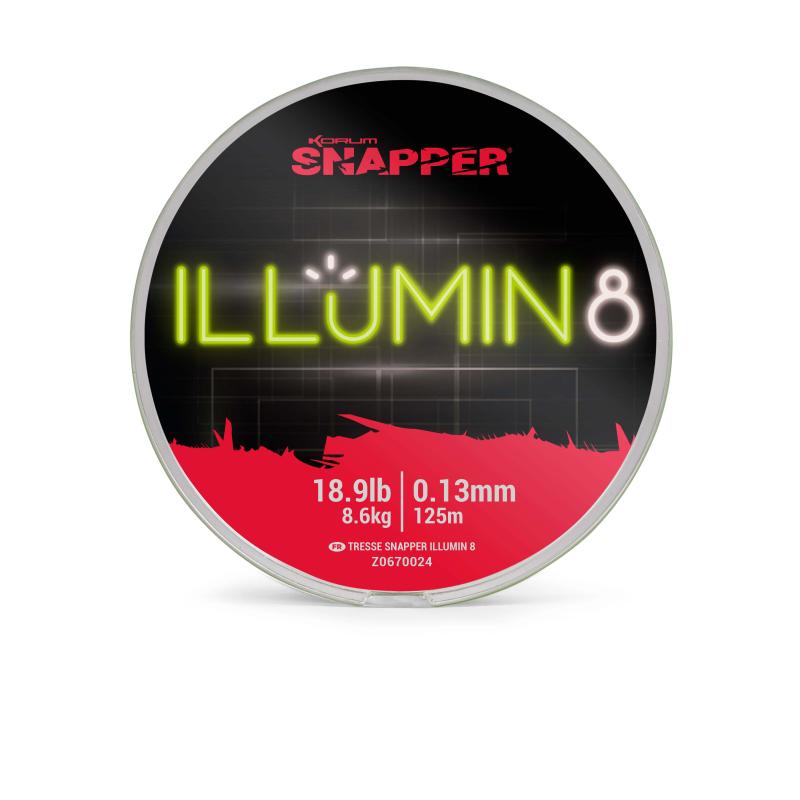 Korum Illumin 8 Vlecht - 0.10mm 13.6Lb/6.2Kg