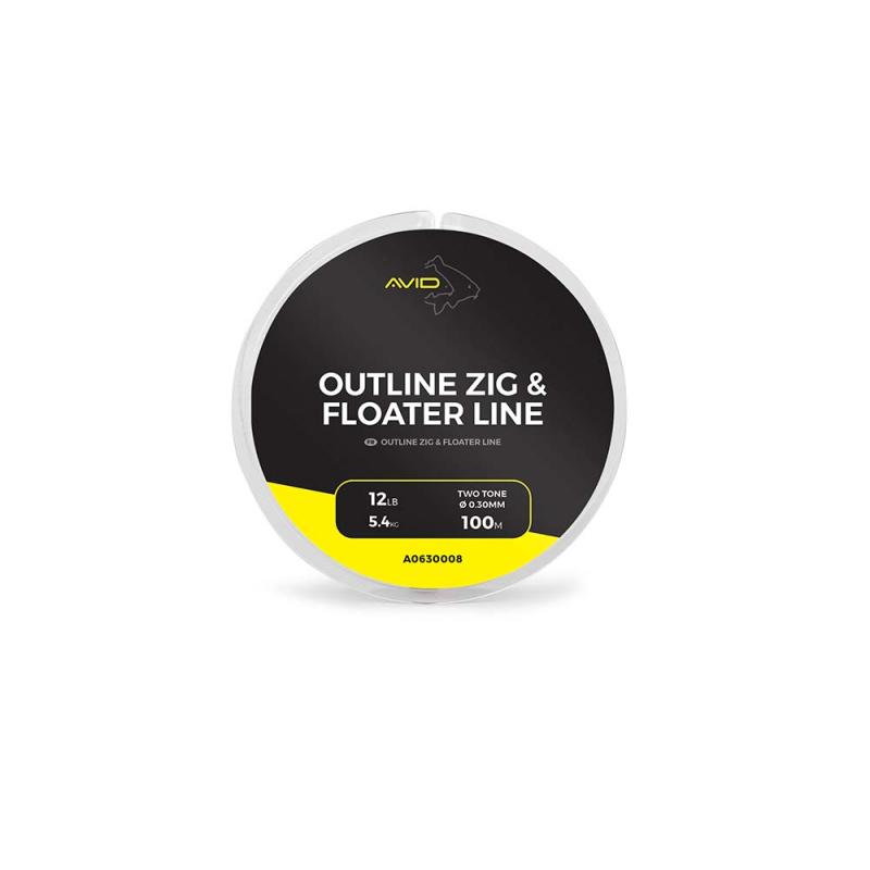 Avid Outline Zig & Floater Line - 10Lb