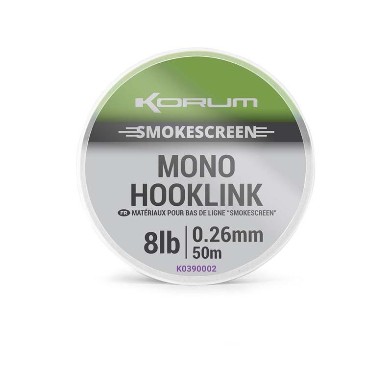 Korum Smokescreen Mono Hooklink 10Lb