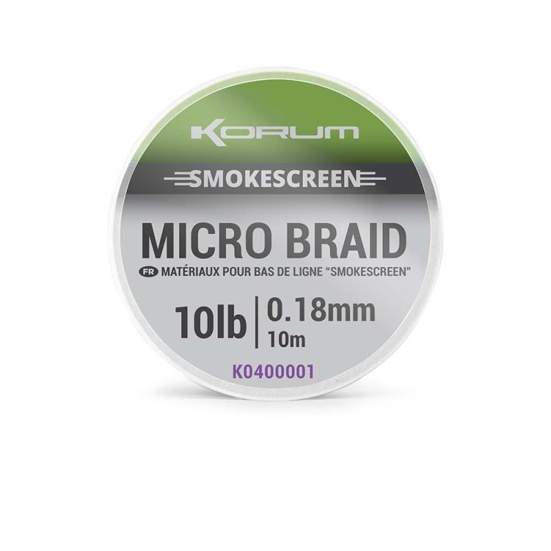 Korum Smokescreen Micro Braid 10Lb
