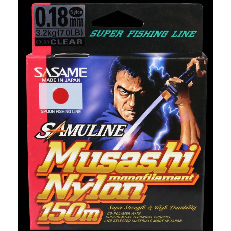 Sasame Schnur Nylon Musashi Ø 0.18 mm - 150 m