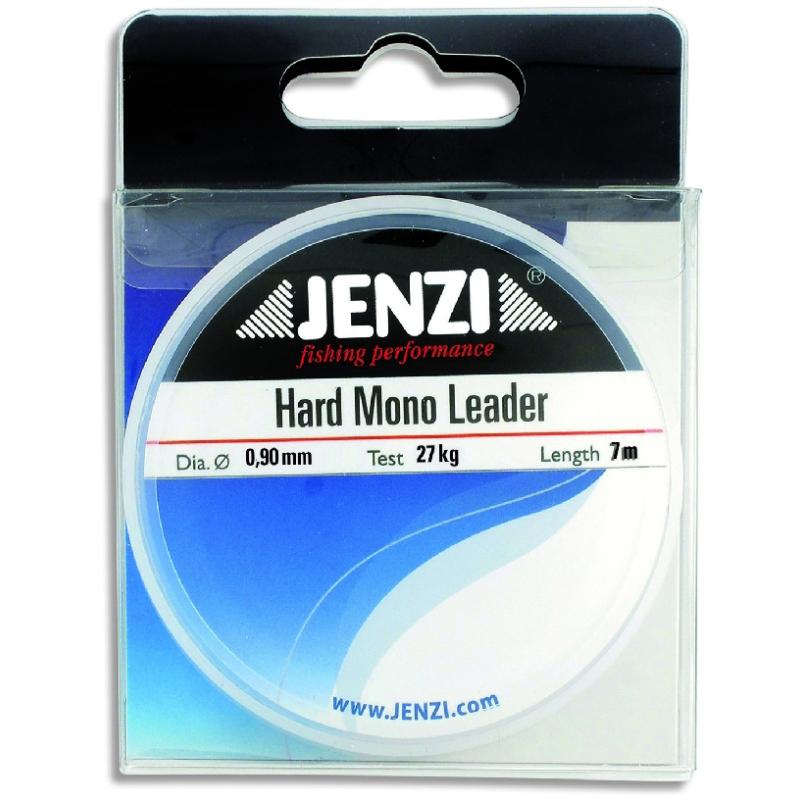 JENZI Hard Mono Leader 0,90 mm, 700cm. 27,0 kg, load capacity