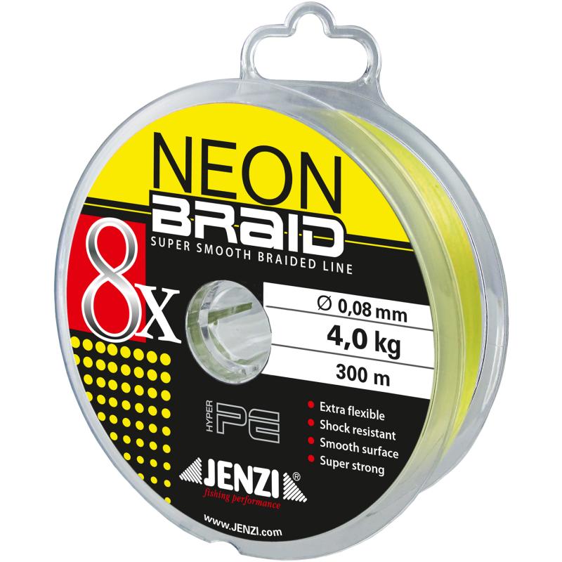 Neon braid 8x yell. 300m 0,08