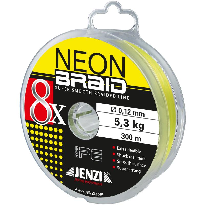 Neon braid 8x yell. 300m 0,12