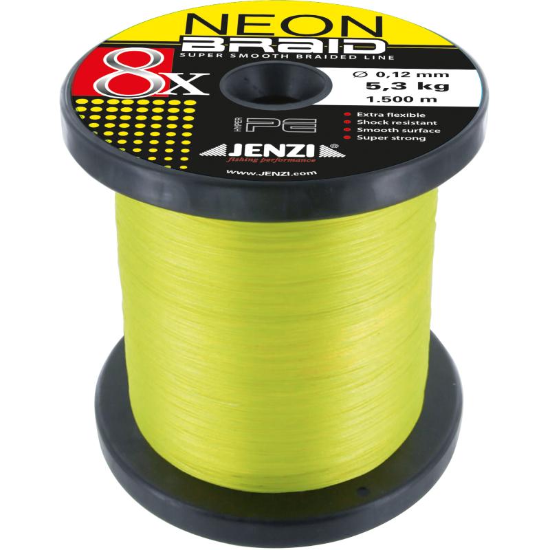 Neon braid 8x yell. 1500m 0,12