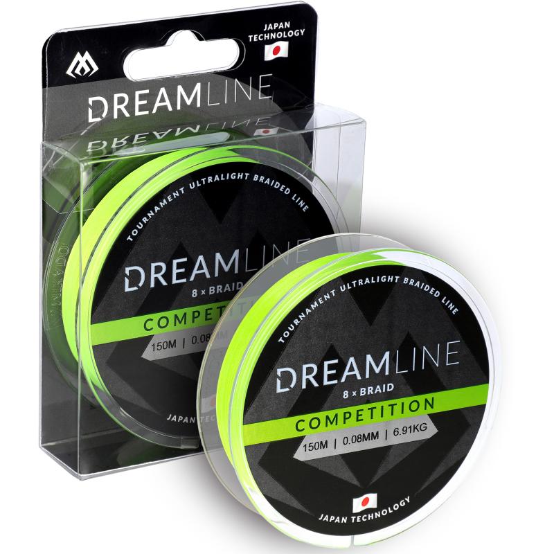 Mikado Dreamline Competition - 0.08mm / 6.91Kg / 150M - Fluo Green