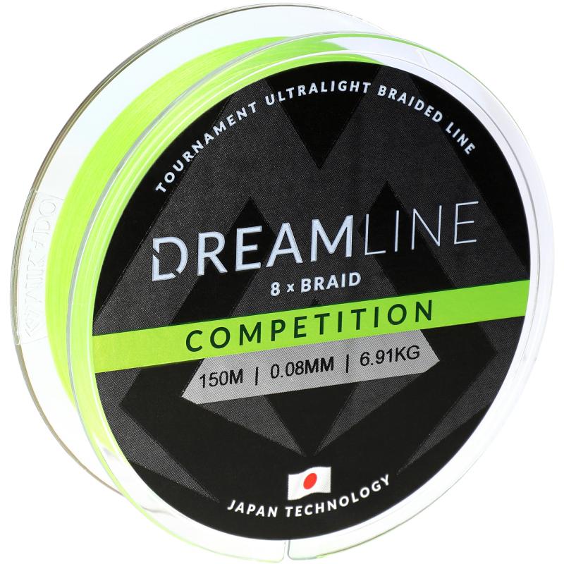 Mikado Dreamline Competition - 0.08mm / 6.91Kg / 150M - Vert Fluo