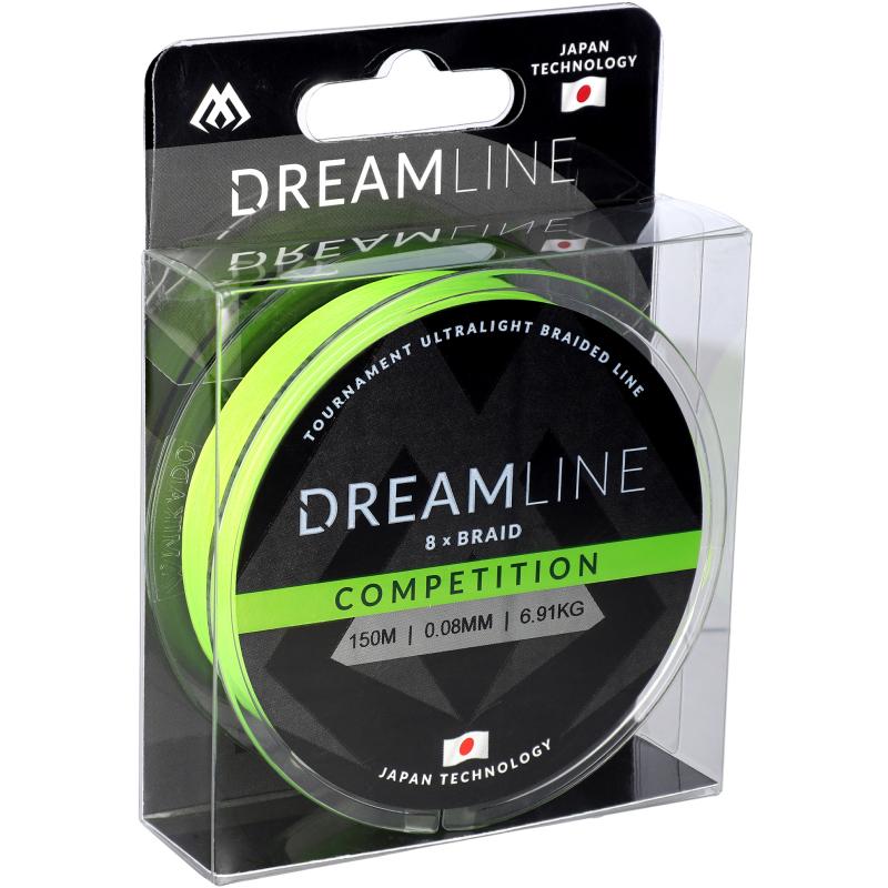 Mikado Dreamline Competition - 0.12 mm / 10.21 kg / 150 M - Fluo Groen