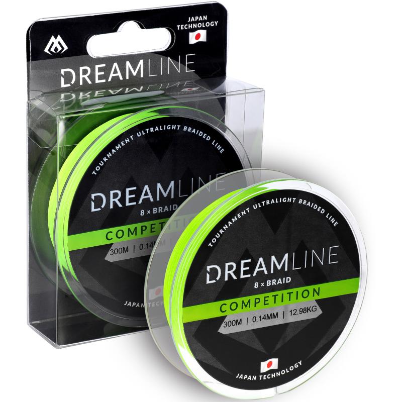 Mikado Dreamline Competition - 0.14mm / 12.98Kg / 300M - Fluo Green