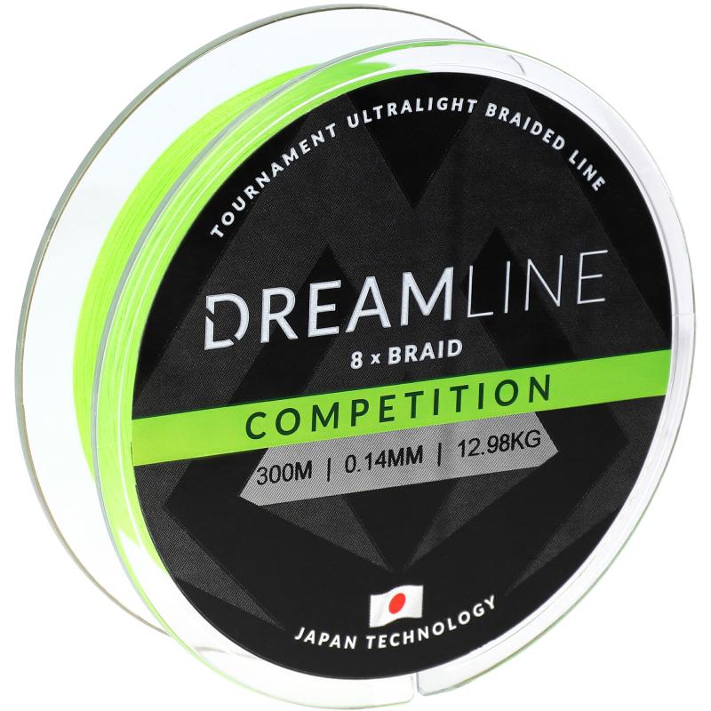 Mikado Dreamline Competition - 0.14mm / 12.98Kg / 300M - Fluo Green