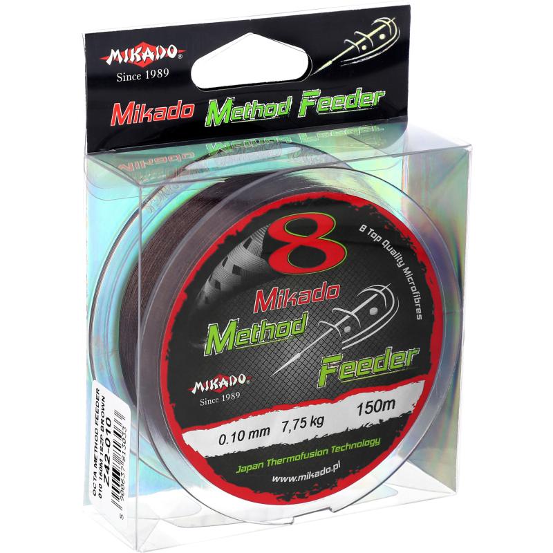 Mikado Octa Method Feeder - 0.12mm / 8.9Kg / 150M - Marron