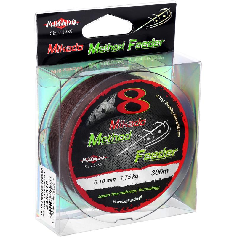 Mikado Octa Method Feeder - 0.10mm / 7.75Kg / 300M - Marron