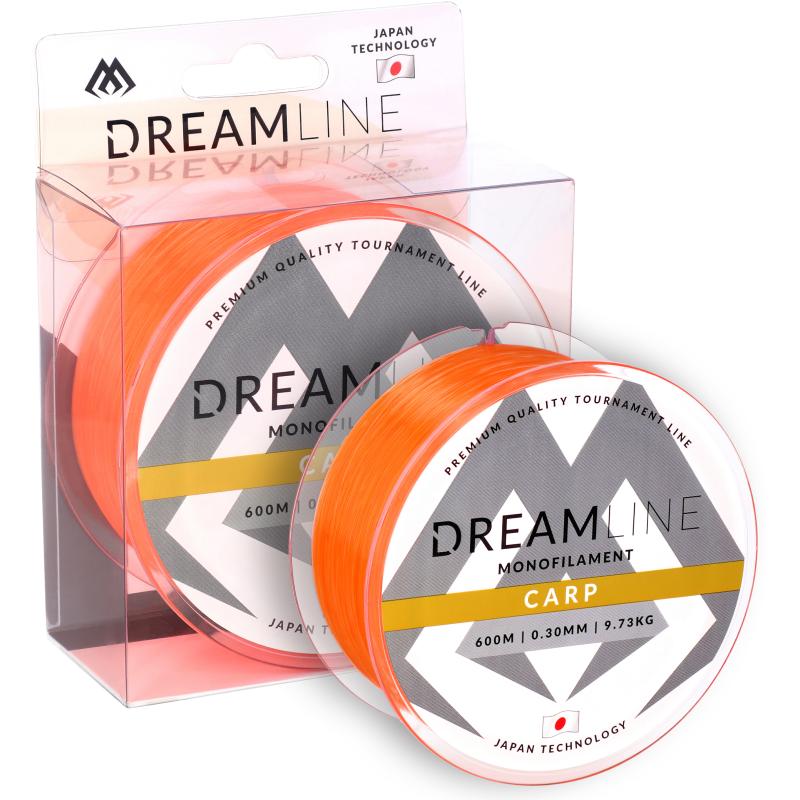 Mikado Dreamline Carp - 0.35mm / 12.04Kg / 600M - Fluo Oranje