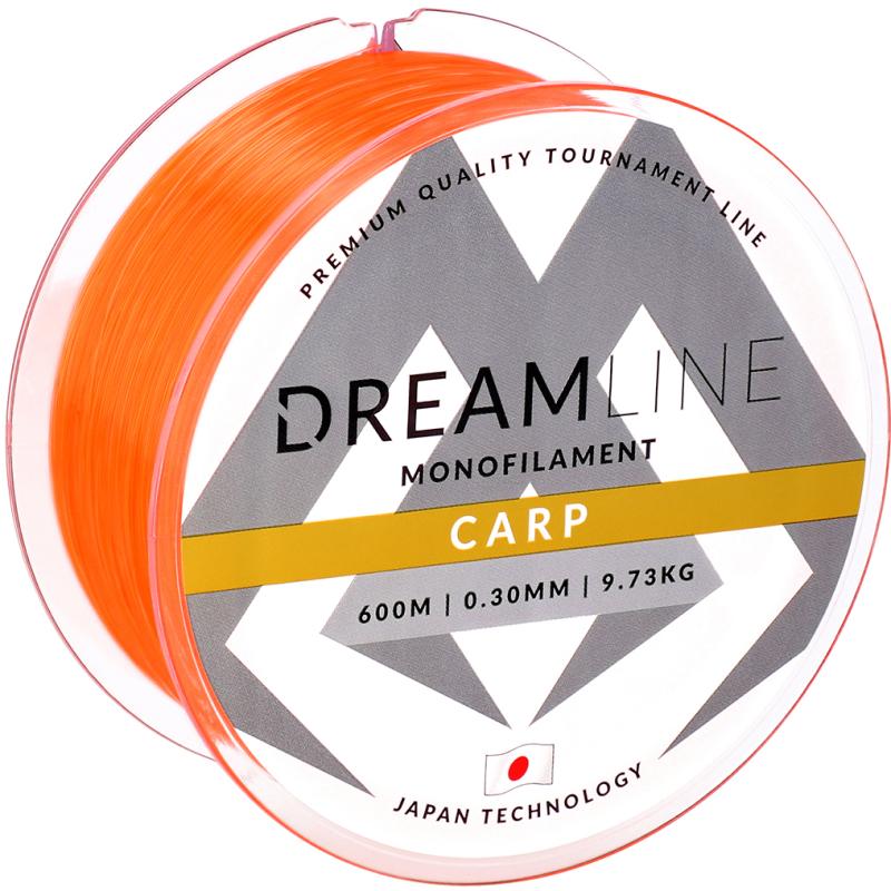 Mikado Dreamline Carp - 0.35mm / 12.04Kg / 600M - Orange Fluo