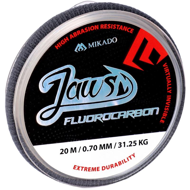 Mikado Fluorocarbon Jaws 0.50mm/16.55Kg/20M