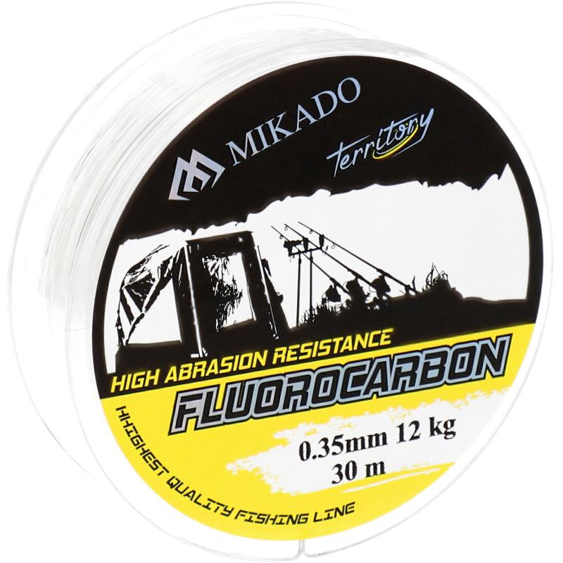 Territoire de la carpe fluorocarbone Mikado - 0.35 mm / 5.44 kg / 30 m