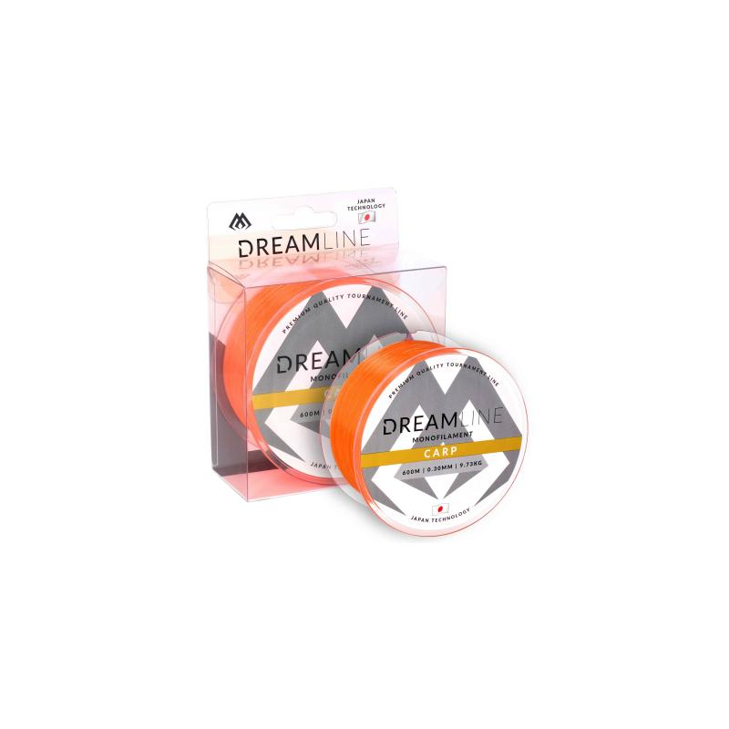 Mikado Dreamline Carp - 0.24mm / 6.54Kg / 300M - Orange Fluo