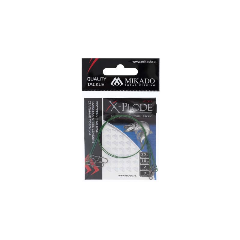 Mikado Stalen Leider - Met Draaibaar En Veiligheidssluiting 25cm/10Kg - Groen 2st