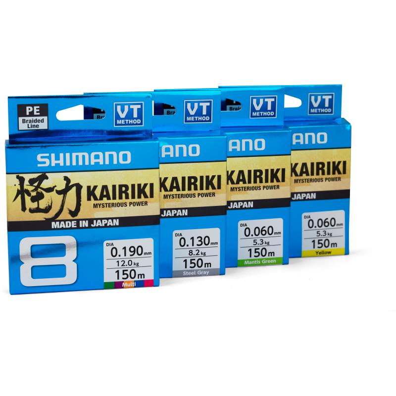 Shimano Kairiki 4 150M Vert Mantis 0,190mm / 11,6Kg