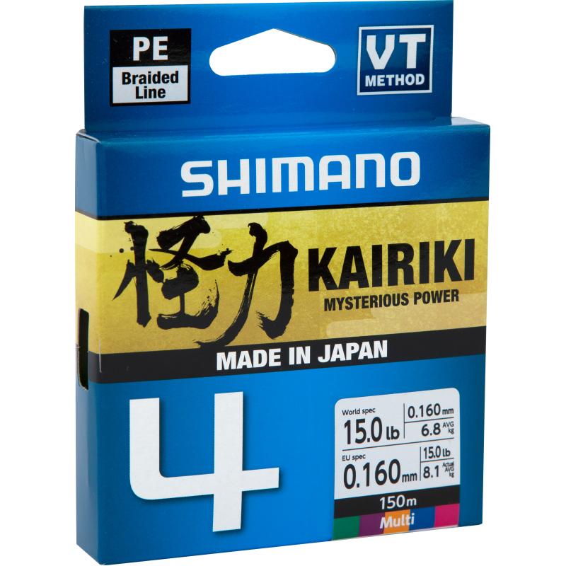 Shimano Kairiki 4 150M Veelkleurig 0,100 mm / 6,8 kg
